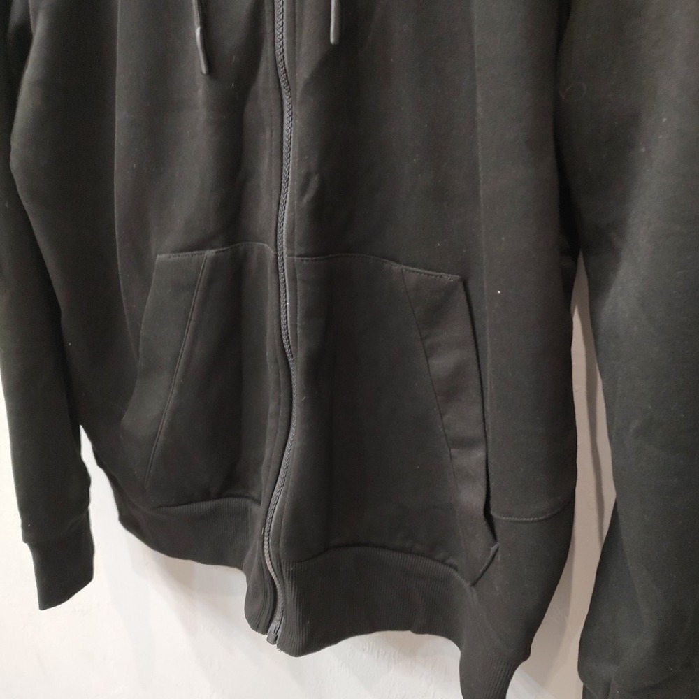 Spyder Active‎ Full Zip Hoodie Jacket Men's Medium Black ProWEB Stretch - Picture 3 of 8